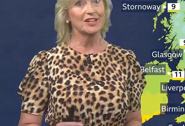 Presenter Carol Kirkwood addressed the concerns on the show this morning after anchor Naga Munchetty queried the figure