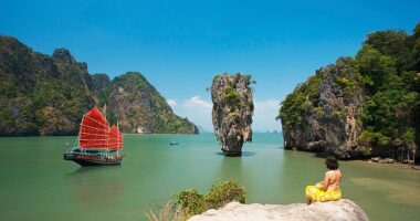 Aussies desperate for a holiday can fly to Asia for as little as $189, as part of budget airline Scoot's latest sale (pictured is Phuket in Thailand)