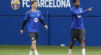 Barcelona are set to bank £5.8million in compensation from FIFA following Gavi's (left) injury last year