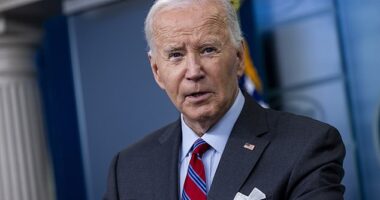 President Joe Biden shocked reporters by showing up to the Friday White House press briefing - marking his first time addressing reporters in the room