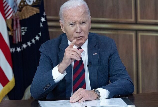 President Biden slammed former President Trump and Congresswoman Marjorie Taylor Greene by name for spreading lies at a hurricane briefing  on Wednesday. He called some of the claims they are publicly making 'simply not true,' 'ridiculous' and 'harmful' to those who need help the most