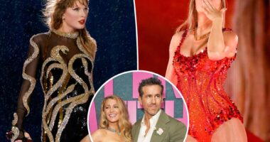 Blake Lively and Ryan Reynolds spotted at Taylor Swift's Eras Tour show in New Orleans