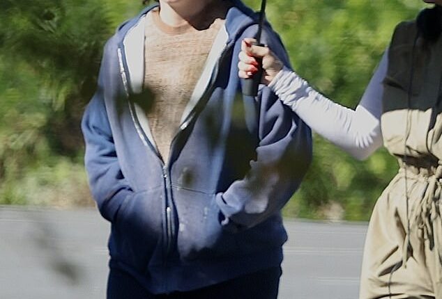 Sydney Sweeney looked unrecognizable as she transformed into trailblazing boxer Christy Martin to film biopic Black Bear in Charlotte, North Carolina on Sunday
