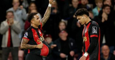 Justin Kluivert was on the scoresheet as Bournemouth earned a surprise win over Arsenal