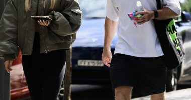 NRL star Ryan Papenhuyzen cut a casual figure on Satursday when he stepped out with newly minted girlfriend Emma Mac