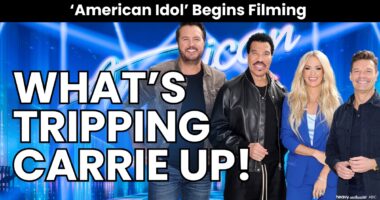 Carrie Underwood Discovers Filming 'American Idol' is Not Easy