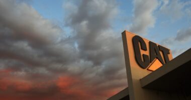 Caterpillar’s stock drops as weak equipment sales lead to a rare profit miss