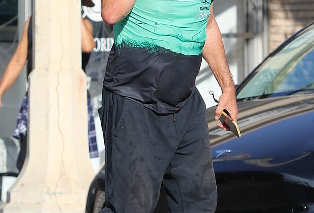 Chris Noth looked worlds away from his suave Sex And The City character Mr. Big when he surfaced in Los Angeles this week