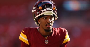 Jayden Daniels looks set to play for the Commanders against the Bears in the NFL on Sunday