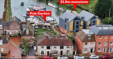 The Lord Raglan, in Emsworth, Hampshire, has been hit with a noise abatement notice after neighbours in £1.5million mansions allegedly complained to the council