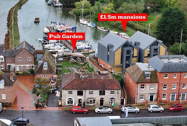 The Lord Raglan, in Emsworth, Hampshire, has been hit with a noise abatement notice after neighbours in £1.5million mansions allegedly complained to the council