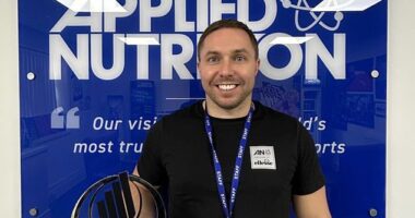 Thomas Ryder, 41, (Pictured) established his sports nutrition brand, Applied Nutrition, a decade ago