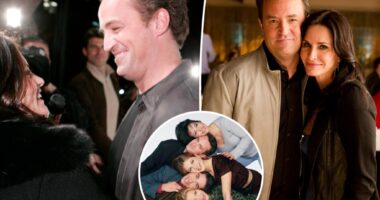 Courteney Cox honors 'Friends' co-star Matthew Perry 1 year after his death