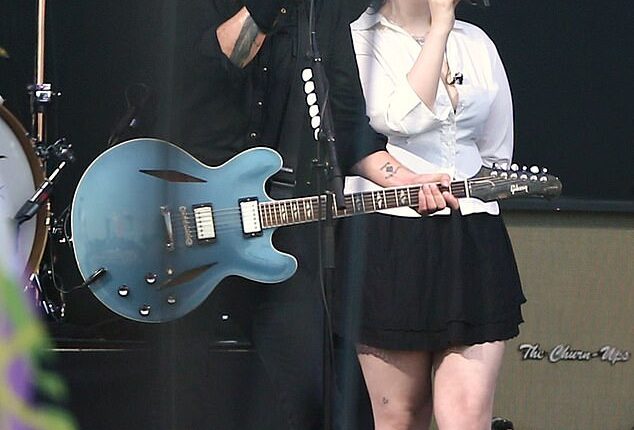 On Wednesday, Dave Grohl's eldest child - Violet Maye Grohl - shared her first Instagram post since he announced his secret baby scandal last month (pictured in 2023)