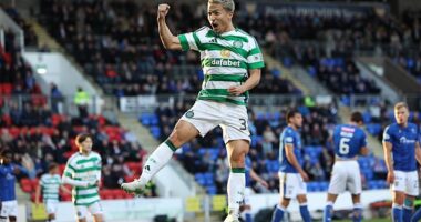 Striker Daizen Maeda has already scored six goals for Celtic this season