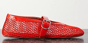 Design doubles: Mesh ballet flats