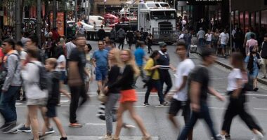 Some economists are forecasting the government's immigration target for last financial year will be exceeded by as much as 100,000 people (stock image)