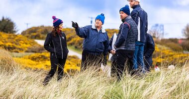 Donald Trump announced that his new links golf course will open in Aberdeen in the summer of 2025