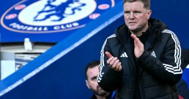 Eddie Howe was booed by Newcastle fans for substituting Sandro Tonali against Chelsea