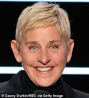 Ellen DeGeneres has decided to ditch Botox and fillers; seen in 2023