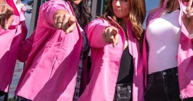 Ex-ESPN host Sage Steele joins Donald Trump's family and former racing driver Danica Patrick on campaign trail ahead of Presidential election