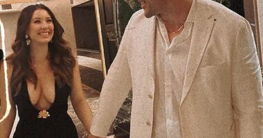 FBoy Island's Nick Brown and Molly O'Halloran have revealed they're planning to take the next big step in their relationship as they shared a snap of themselves at a wedding (pictured)