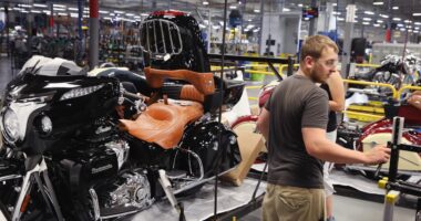 Factory orders drop in August, the third decline in the past four months