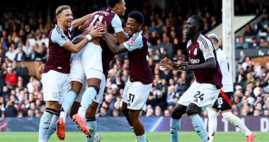 Aston Villa soundly beat Fulham after a calamitous performance from the west London hosts