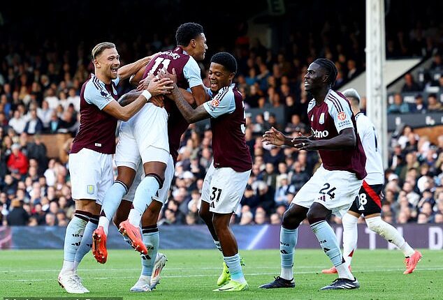 Aston Villa soundly beat Fulham after a calamitous performance from the west London hosts
