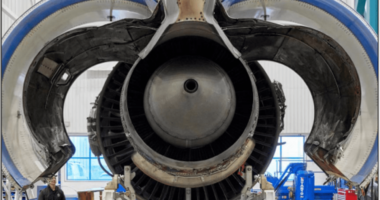 GE Aerospace’s stock sinks as total sales beat, but commercial engines miss