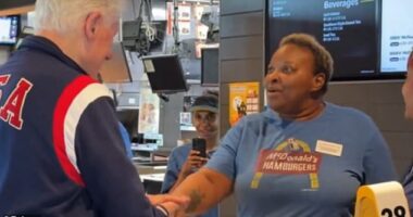 A McDonald's worker in Georgia thought former President Bill Clinton was sitting President Joe Biden