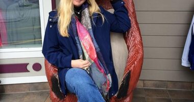 Aimee Waters, of Wellington, (pictured) and friend Joe Hawk were found by police with severe injuries on Tuesday around 8pm after she had called the Palm Beach County Sheriff's Office and told them her nose had been cut off