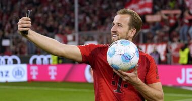 Harry Kane scored a hat-trick for Bayern Munich in their 4-0 route over VfB Stuggart