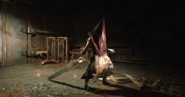 Pyramid Head in Silent Hill 2 Remake