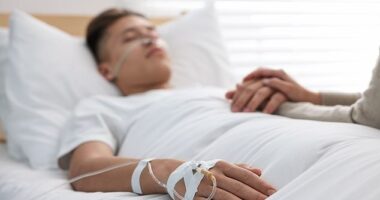 Jake Haendel survived a rare and terminal progressive brain disease that left him unable to move or speak - but still completely conscious (stock image)