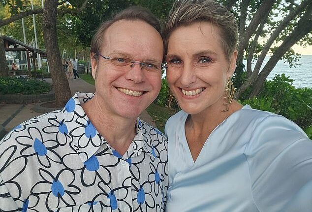 Annette Densham (right) and her husband Earl (left) have decided to sell their belongings and move to Bali out of fear of not being able to retire Down Under. Their oldest son Zayde, 23, and their pooch Georgie will join them for the adventure