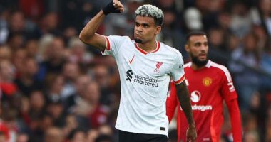 Luis Diaz stunned Old Trafford last month with a first-half brace to put Liverpool in control against their bitter rivals