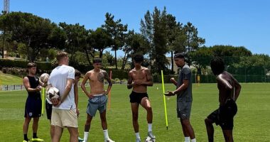 A cohort of rising stars trained in Portugal with individual coach Dean Brathwaite this summer