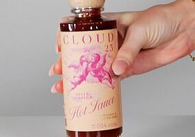 Brooklyn Beckham's Cloud23 hot sauce in the flavour 'Sweet Jalapeno', £14.99
