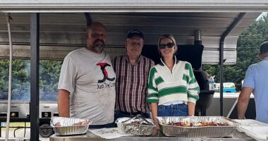 Ivanka Trump was in Hickory, N.C., to hand out emergency supplies and food to those in need