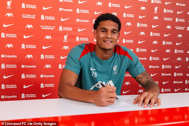 Centre-back Jarell Quansah has signed a new long-term contract with Liverpool