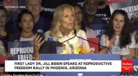 Jill Biden warns women could die under a Donald Trump presidency
