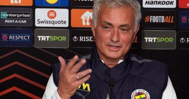 Jose Mourinho was in fine form at a pre-match press conference before Fenerbahce's clash with Manchester United