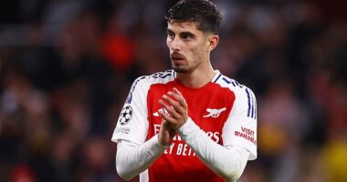 Kai Havertz has riled up Chelsea fans with his comments after Arsenal's victory over PSG