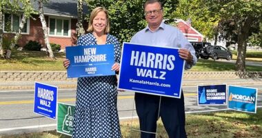 Kamala Harris's Labour helpers: Keir Starmer's MPs pictured on the presidential campaign trail for Donald Trump's Democrat rival as Republican claims UK party broke US law
