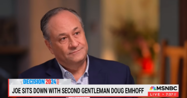Doug Emhoff during an interview.