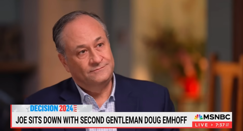 Doug Emhoff during an interview.