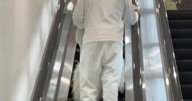 Kanye West and Bianca Censori have allegedly been pictured in Tokyo displaying PDA, just days after it was reported that the rapper is 'filing for divorce' from his scantily-clad wife