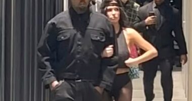 Kanye West was seen stepping out with wife Bianca Censori in Tokyo