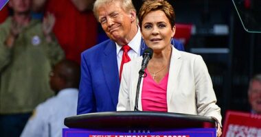 Kari Lake rose to national fame for supporting Donald Trump's claims that the 2020 election was rigged, and has modeled her political career - from TV star to firebrand conservative - on his rise from The Apprentice to the White House